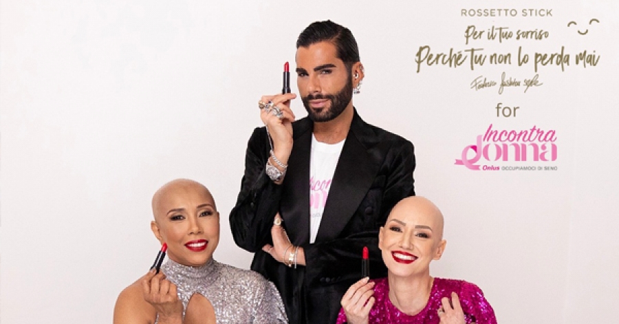 "Per il tuo sorriso, perché tu non lo perda mai": Federico Fashion Style, dona  un rossetto esclusivo a tutte le "amiche" dell'Associazione IncontraDonna Onlus.