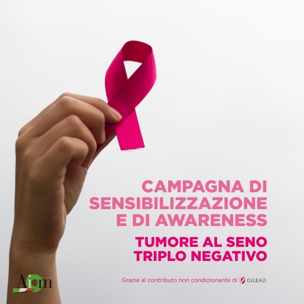 COMUNICATO STAMPA - Tumore al seno metastatico triplo negativo: la prima campagna dedicata degli oncologi, una nuova terapia mirata, l&#039;impegno delle associazioni pazienti unite per le donne