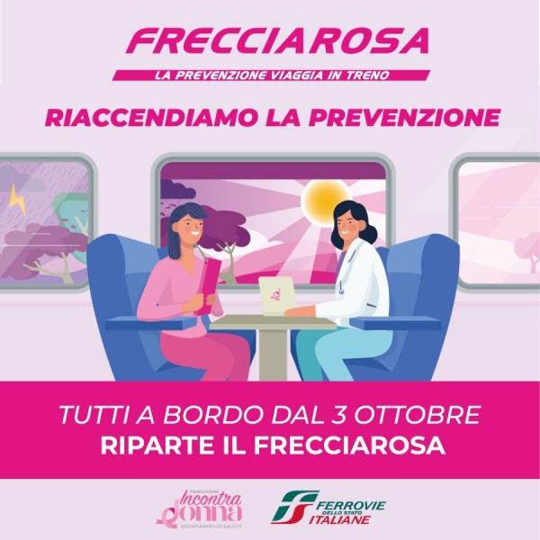 Comunicato Stampa -Frecciarosa la Prevenzione viaggia in treno 12° edizione