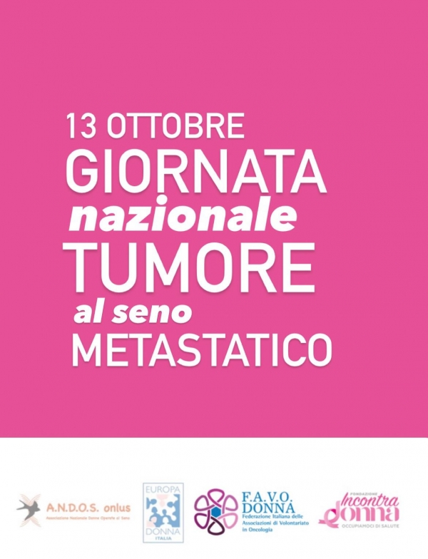 COMUNICATO STAMPA: Giornata Tumore Seno Metastatico