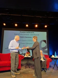 Cerimonia premiazione "SopratTutto Scrivere" Lara Facondi