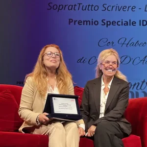 Cerimonia premiazione "SopratTutto Scrivere" Lara Facondi