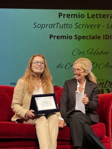 Cerimonia premiazione "SopratTutto Scrivere" Lara Facondi