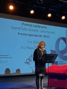 Cerimonia premiazione "SopratTutto Scrivere" Lara Facondi