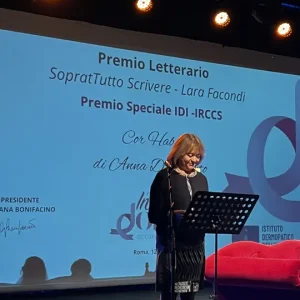 Cerimonia premiazione "SopratTutto Scrivere" Lara Facondi