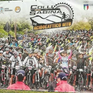 Manifestazione cicloturistica a Passo Corese