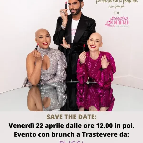 “Per il tuo sorriso, perché tu non lo perda mai”: Federico Fashion Style, dona un rossetto esclusivo a tutte le “amiche” dell’Associazione IncontraDonna Onlus.