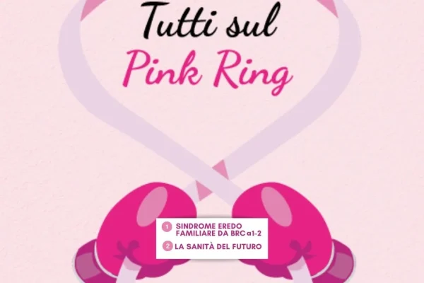 Immagine di copertina della notizia COMUNICATO STAMPA - Tutti sul Pink Ring! Sindrome eredo familiare da BRCa1-2 E la sanità del futuro - Con il contributo non condizionante di Pfizer e Roche