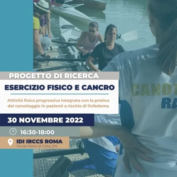 COMUNICATO STAMPA – Esercizio Fisico e Cancro : Effetti di un Programma di Attività Fisica Progressiva Integrata con la pratica del Canottaggio
