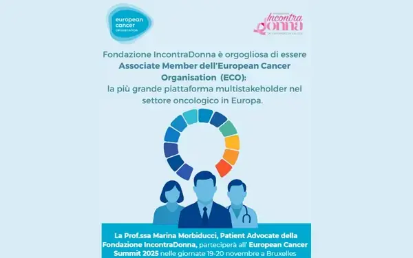 Immagine di copertina della notizia Fondazione IncontraDonna è Associate Member dell’European Cancer Organisation (ECO)