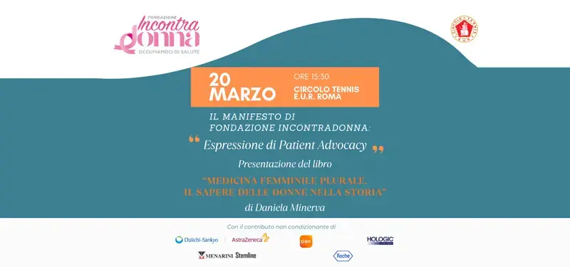 “Il Manifesto di Fondazione IncontraDonna: espressione di Patient Advocacy” – 20 marzo 2026
