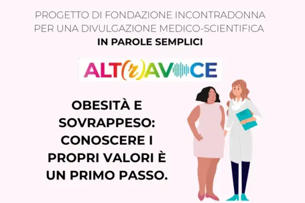 Logo ALT(r)AVOCE - Obesità e sovrappeso: conoscere i propri valori è un primo passo