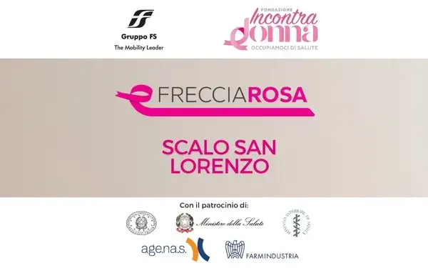 Logo FrecciaRosa 2026 - ROMA Scalo San Lorenzo 22 ottobre