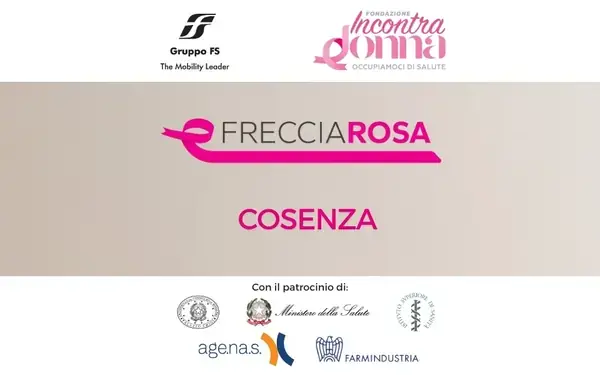 Logo FrecciaRosa 2026 - Stazione Cosenza 20 ottobre