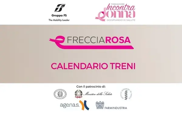 Logo FrecciaRosa 2026 - Calendario treni